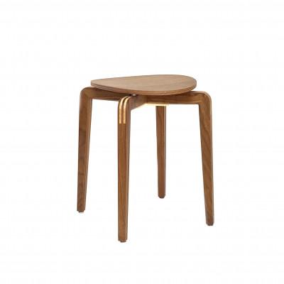 ふるさと納税 岡山市 CRAWL(クロール)スツール【ウォルナット】