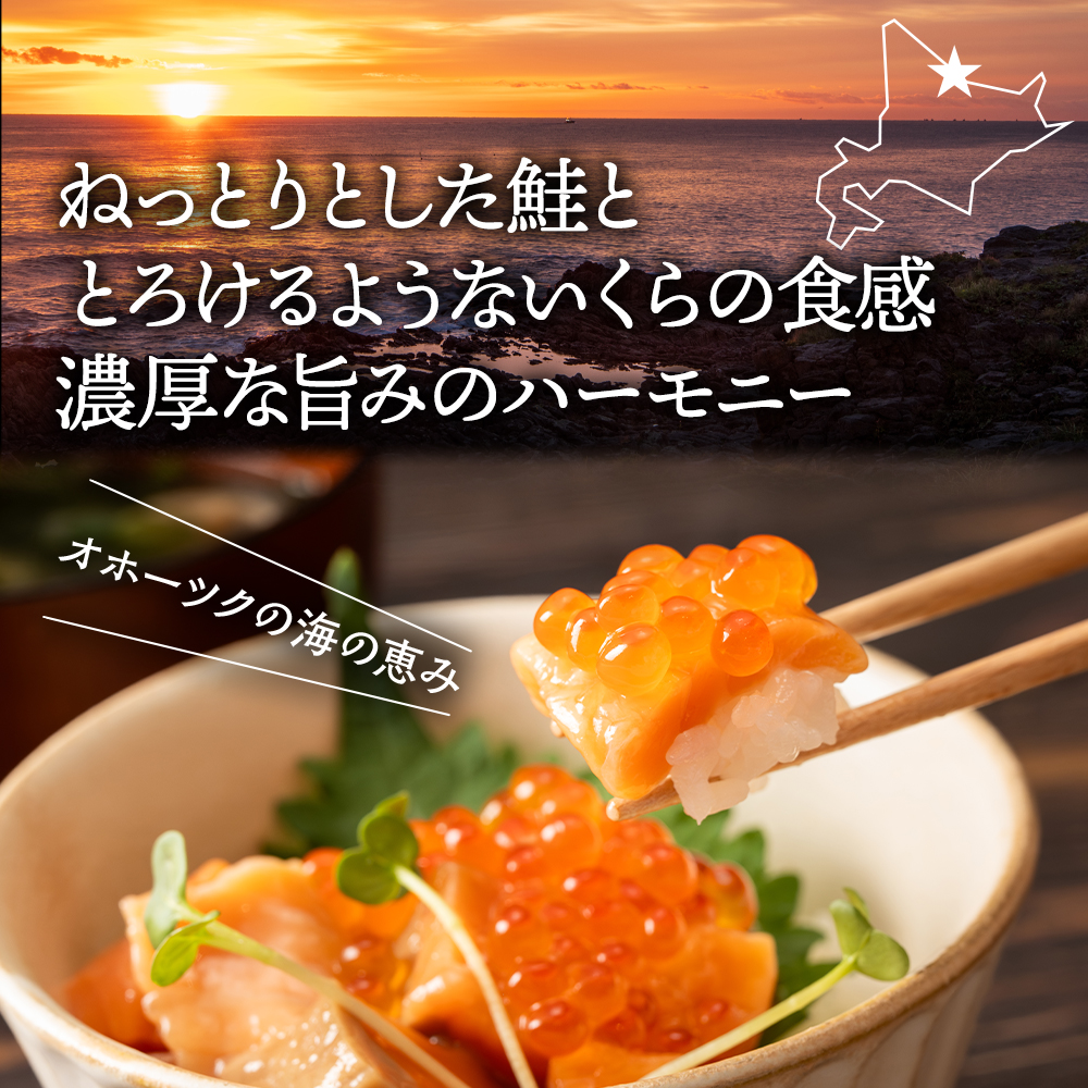 11-187 【お中元】北海道産鮭親子漬けプレミアム2個セット～いくら増量しました～