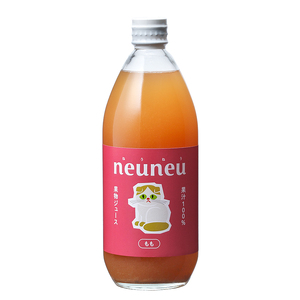 neuneu（ねうねう）もも果汁１００％ジュース　６００ｍｌ　0164-2505