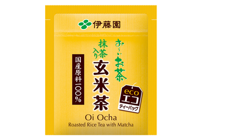 131-18　おーいお茶エコティーバック 抹茶入り玄米茶 20袋×10