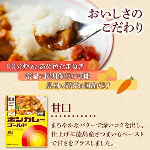 【定期便 全12回】ボンカレーゴールド（甘口）30個×12回　計360個