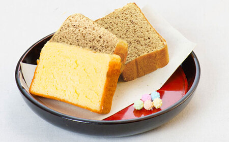 かめや菓子舗のかすていら プレーン×和紅茶 / スイーツ お菓子 和菓子 焼き菓子 / 恵那市 / かめや菓子舗[AUAZ008]