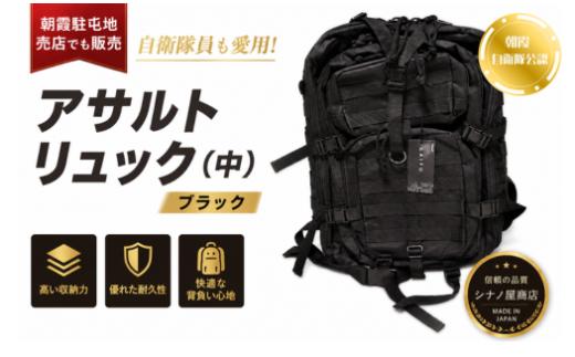 アサルトリュック（中）ブラック