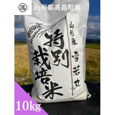 ふるさと納税 高畠町 【発送月固定定期便】【山形県高畠産】特別栽培米 雪若丸 10kg(5kg×2袋)全6回