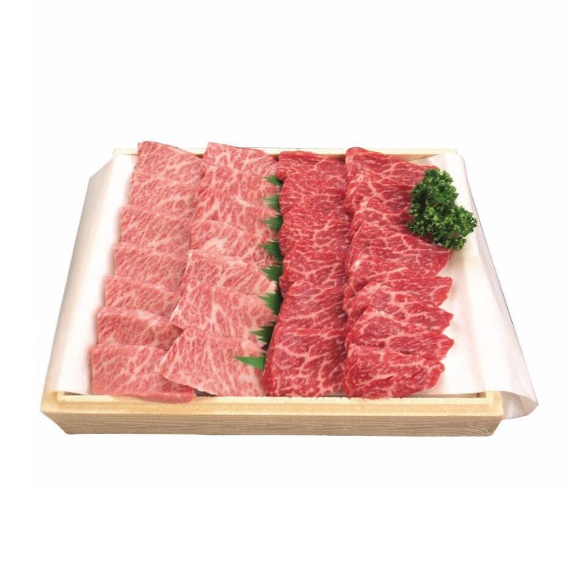 
            国産 牛肉 鶴形牛モモバラ焼肉用 約500g（モモ250g、バラ250g）A4ランク以上 秋田県産
          