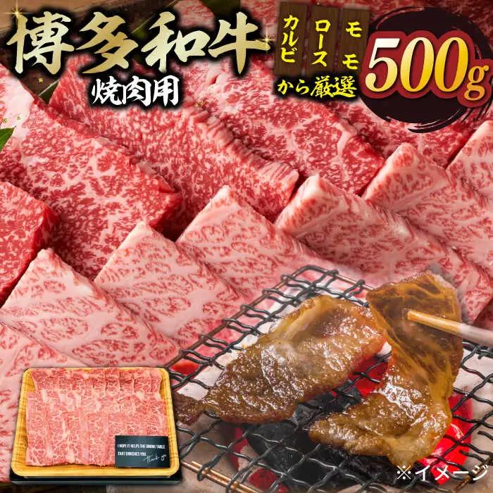 博多和牛 焼肉用 500g 牛肉 BBQ [ABBP012]