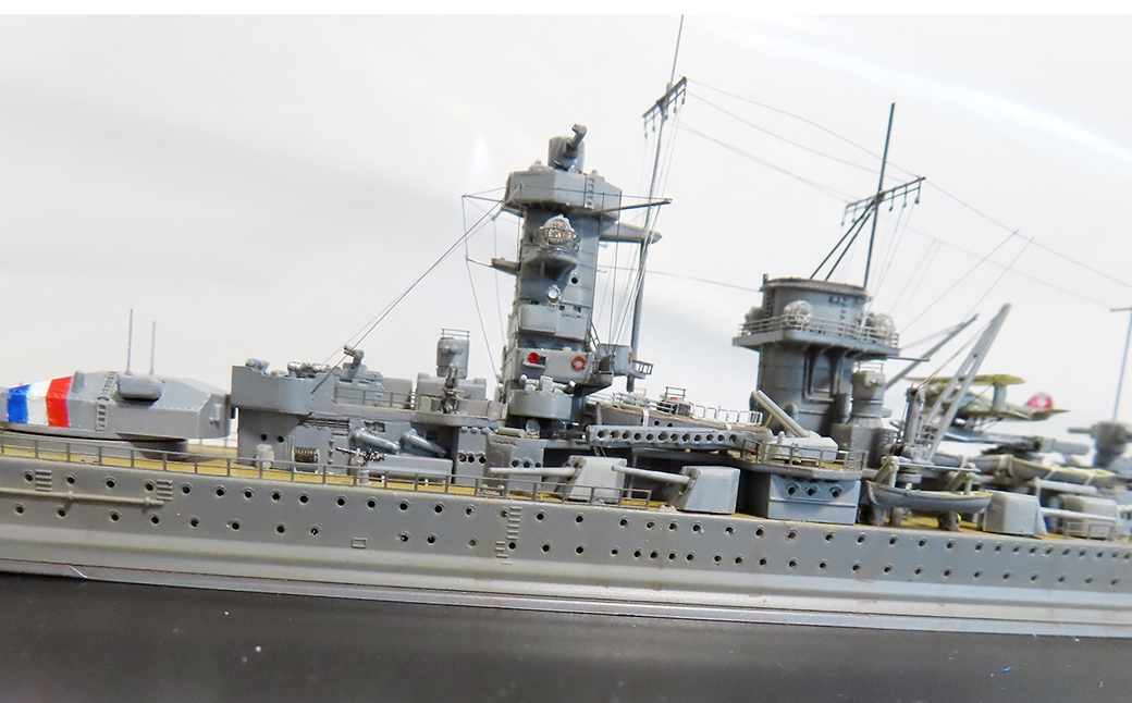 
                  プロプラモデラーが作る！一点物 ドイツ海軍 装甲艦「グラフ ・ シュペー」1/700 （ 完成品 ） ピットロードベースプラモデル ／ 艦船模型 精密工作 エッチングパーツ ナノドレッド メタルリギング プラモデル プラモデラー インテリア 船 玩具 トラス構造 展示ケース 模型 小型ケース
                