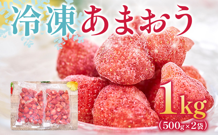 
福岡産 冷凍あまおう 合計1kg 500g×2袋 あまおう イチゴ いちご スイーツ 果物 フルーツ 送料無料
