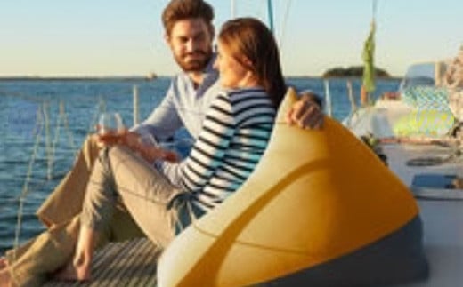 M628-1 ビーズクッション Yogibo Zoola Pyramid（ヨギボー ズーラ ピラミッド） サンシャイン