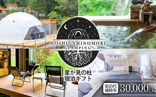星が見の杜宿泊ギフト 宿泊代補助券（30,000円） F4N-2749