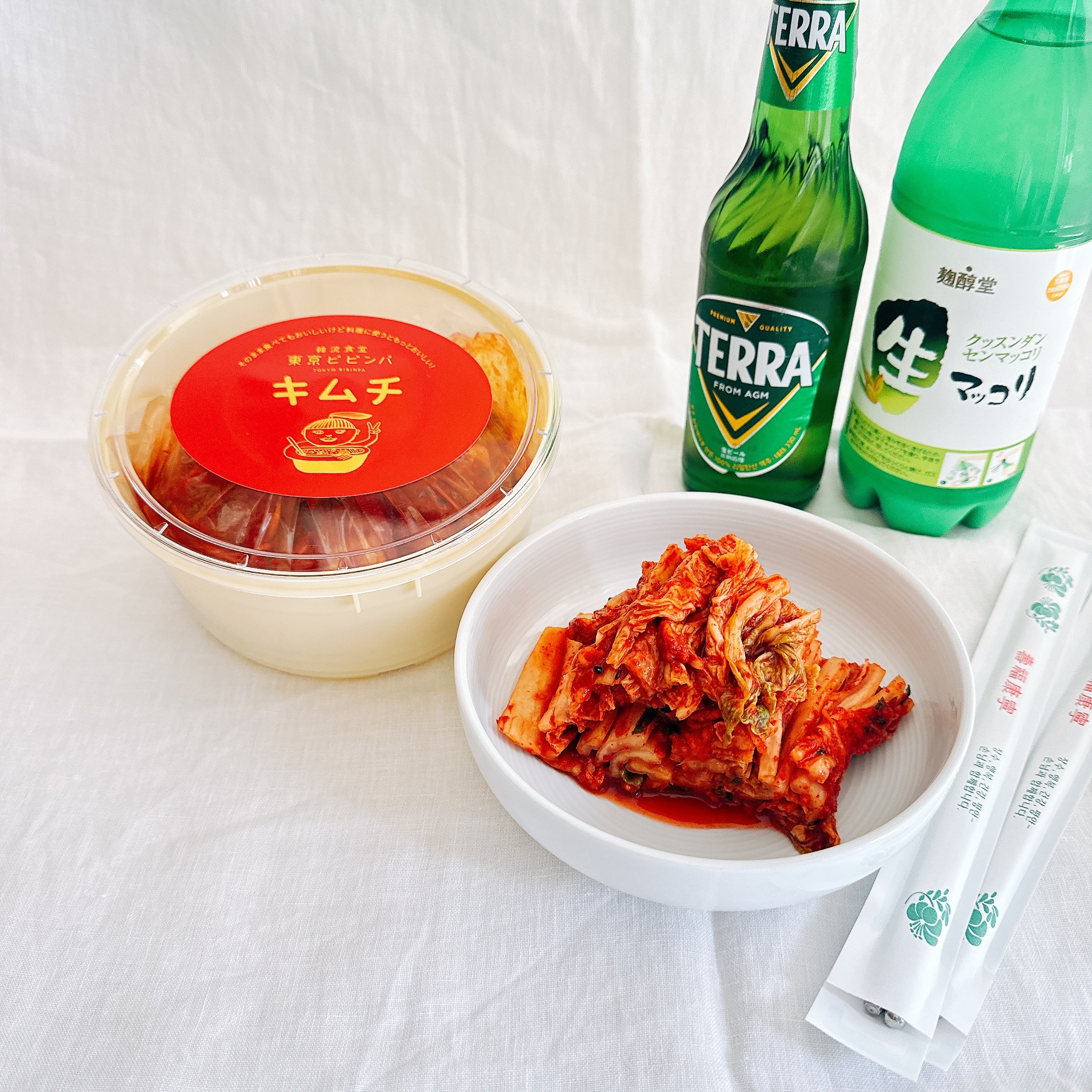 自家製 白菜キムチ 500g【韓流食堂 東京ビビンパ】 韓国料理 キムチ 漬物 キムチチゲ 豚キムチ