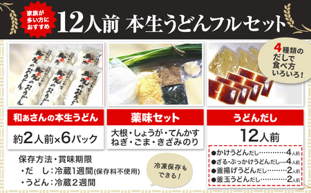 おうどんセット 12人前 うどん