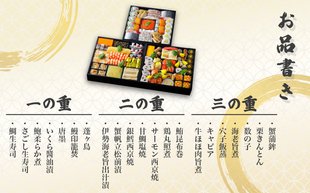【京都吉兆】おせち 寿三段重 5人前 |京都 本格料亭 人気おせち  [ 京都 嵐山 老舗 料亭 最高峰 おせち料理 和風 三段 人気 おすすめ グルメ 2027 正月 お祝い 5人 年内発送 お取り