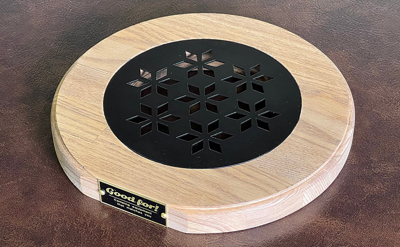 「柃～HISAKAKI～」 PotMat 鍋敷き なべ敷き ポットマット 木製 キャンプ アウトドア キッチン用品  浜松市 静岡