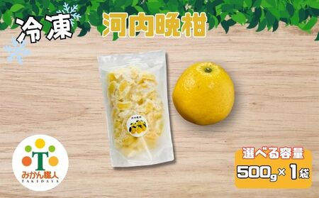 冷凍 外皮なし 河内晩柑 500g  愛南ゴールド 河内晩柑 和製グレープフルーツ おやつ 柑橘 かんきつ 河内晩柑 冷凍柑橘 冷凍みかん 夏 アイス サワー カクテル スムージー シャーベット みかん職人武田屋 愛媛県 愛南町 