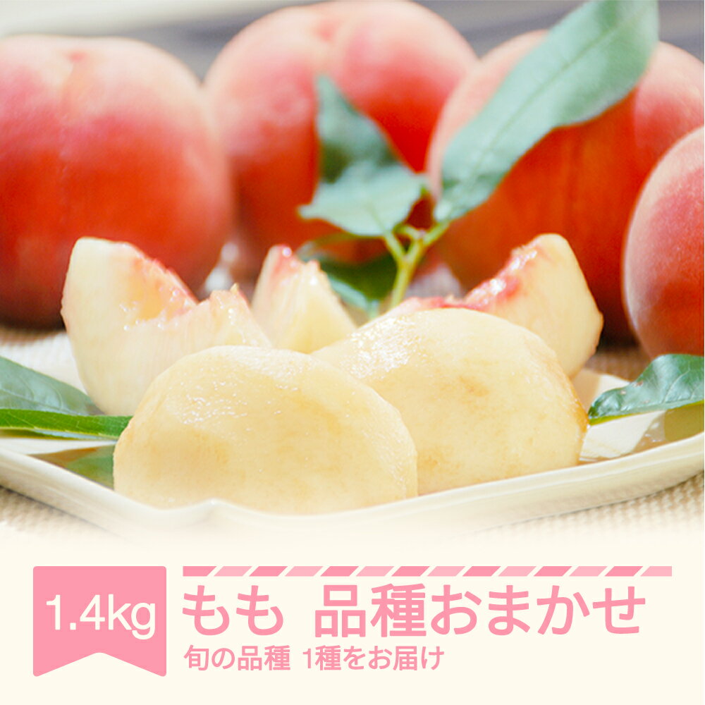 【ふるさと納税】先行予約 もも 桃 品種おまかせ 約1.4kg 2025年産 山形県産 令和7年産 送料無料※沖縄・離島への配送不可