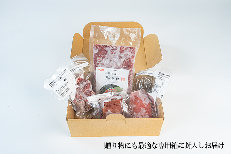 【トモヨシ】純国産 馬刺し 4種 上赤身 霜降り 馬ユッケ 馬レバー 各100g 計400g 希少部位 定番 熊本名物 国内肥育 熊本と畜 贈り物 贈答 ギフト 急速冷凍 小分け 真空パック 鮮度を保