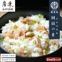 【ふるさと納税】唐津漁師飯 鯛飯の素 2合用 115g×2パック (合計230g) 鯛めし 炊き込みご飯 簡単調理セット 混ぜご飯 天然真鯛 お試し 「2024年 令和6年」