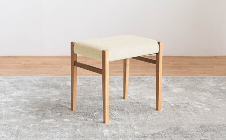 STジャンブル01 スツール オーク アネルカホワイト 1脚 単品 チェア 椅子