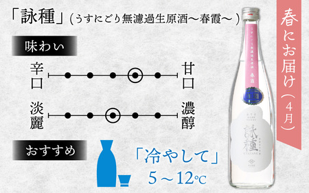 【４回 定期便】【数量限定】田辺酒造の四季の日本酒 