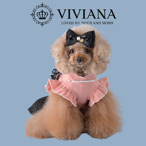 ドッグウェア「VIVIANA」ニットワンピース（Pink）