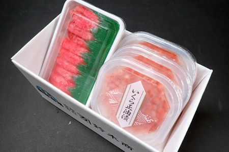 いくら醤油漬け(鮭卵)280g(70g×4P)、甘口たらこ200g×1P A-11150