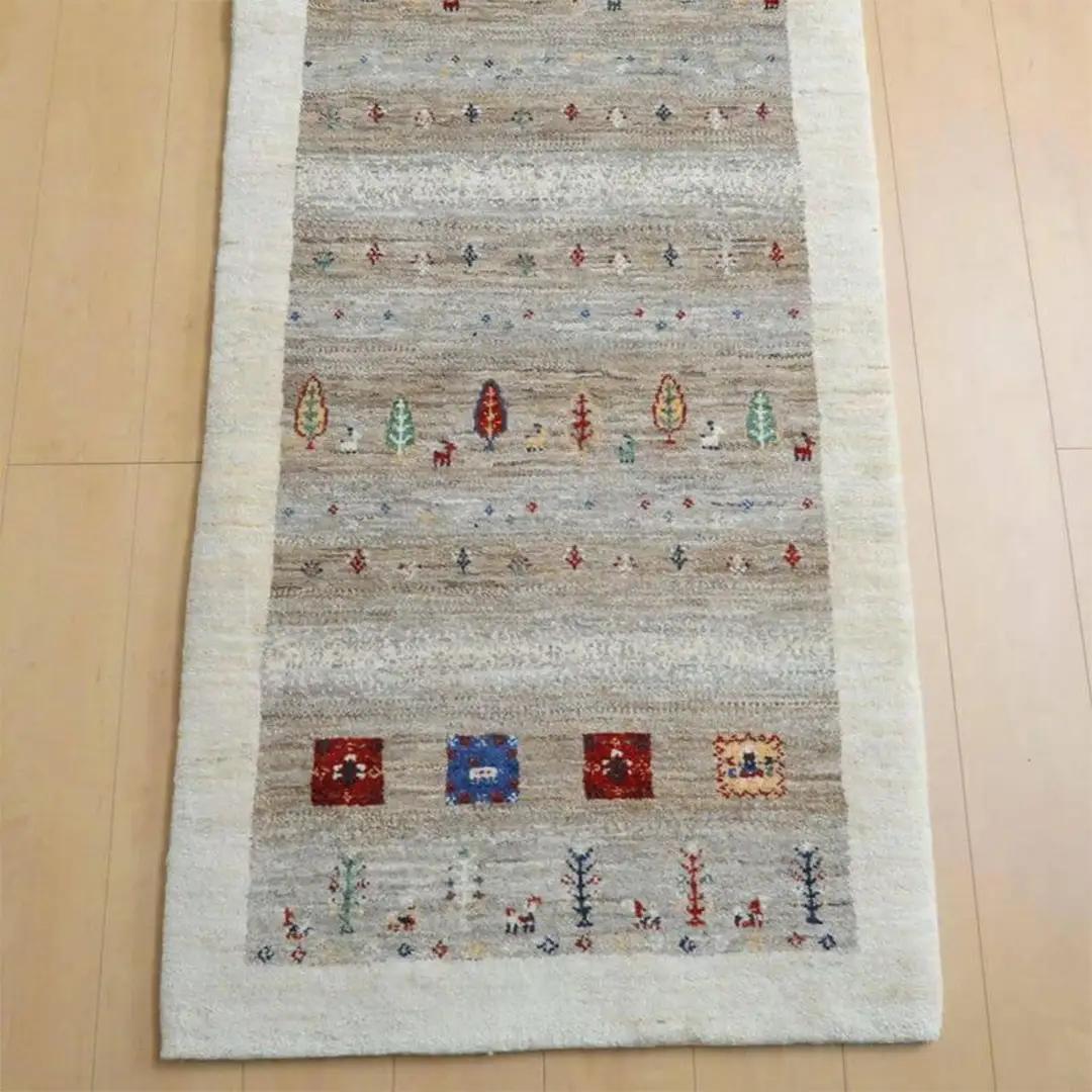  【限定1品】ギャッベ ルリバフ 200×81cm