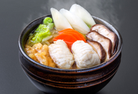 《レンジで簡単》おひとりさま ふぐ寄せ鍋 4食セット【一人用 4食分 4人前 なべ 天然 フグ 寄せ鍋 野菜 温めるだけ 手軽 簡単】