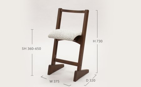 【匠工芸】パロットチェア　ブラウン色　サバンナBE　オーク材 (数量限定）