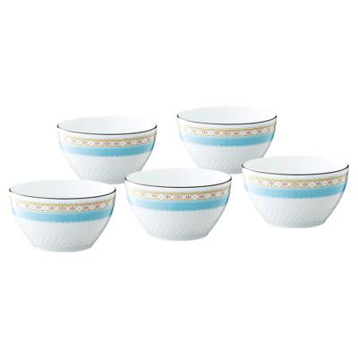 ふるさと納税 みよし市 ノリタケ【ハミングブルー】11cmボウル5個セット