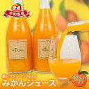 【ふるさと納税】 ＼10営業日以内発送／ みかんジュース 720ml × 2本 宇和島農産 温州みかん 温州蜜柑 みかん mikan ストレート オレンジ 果汁100％ ストレートジュース 果物 くだもの フルーツ ギフト プレゼント 飲料 果汁飲料 ジュース 国産 愛媛 宇和島 H010-132006