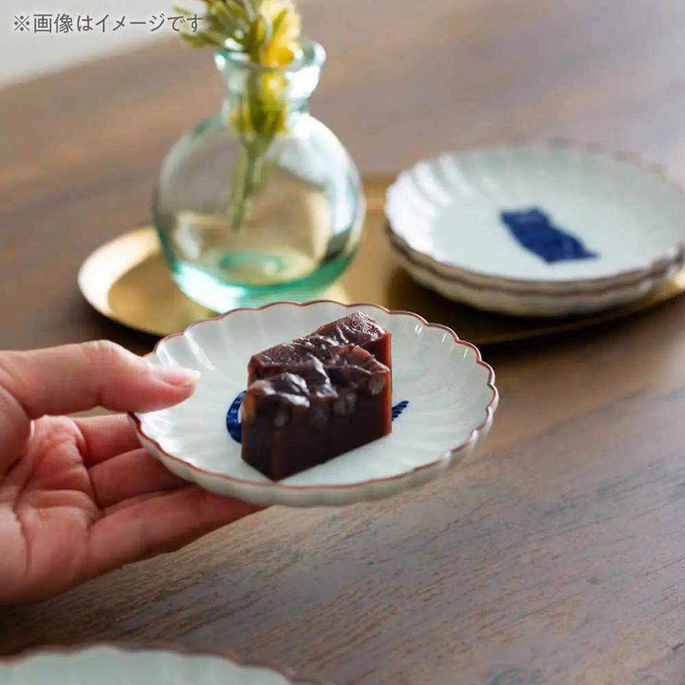 【波佐見焼】呉須猫 菊割小皿・取皿 8点セット【西海陶器】[OA507]
