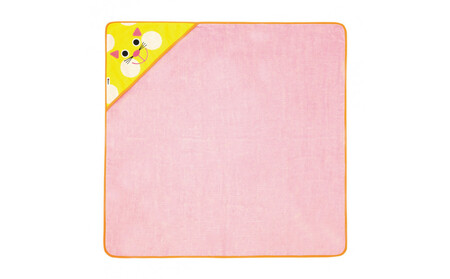 サッシー・おくるみセット（箱付き）ピンク／キャット