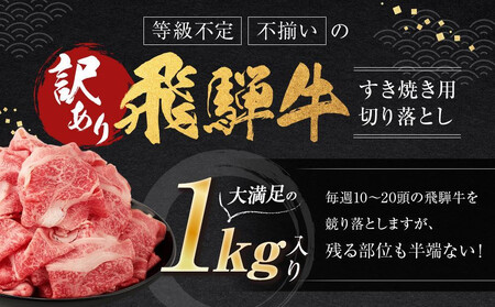 (訳あり）飛騨牛 すきやき三昧 定期便全3回【２ヶ月に１回発送】 | 飛騨牛 肉 おいしい 飛騨高山 切り落とし  すき焼き 肉の匠家 BV107