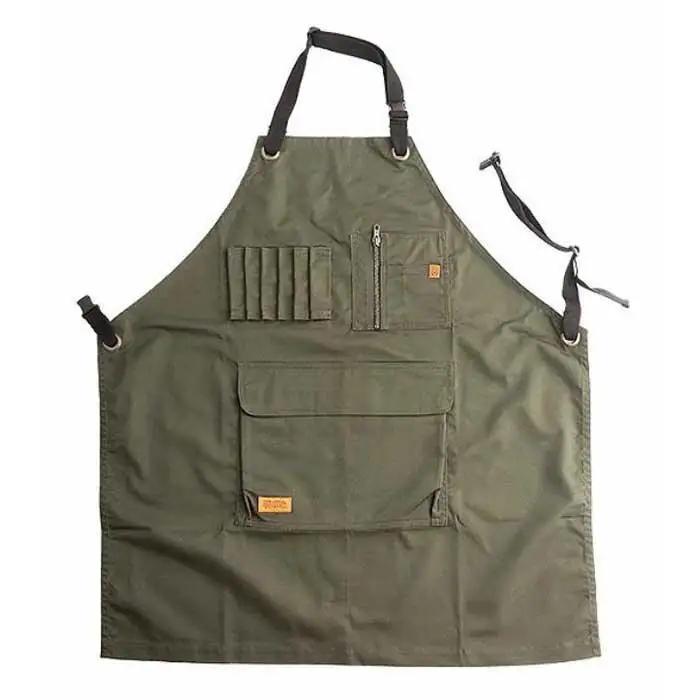 【福岡市】(色をお選びいただけます) ユニバーサルオーバーオール サープラスエプロン ＜モカ＞