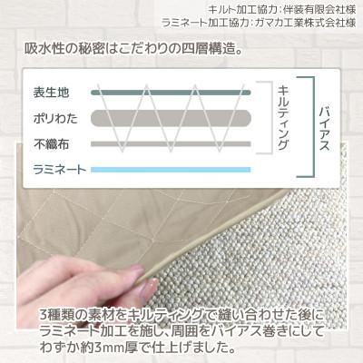 ふるさと納税 蒲郡市 「MIMI」 洗える防水ペットマット 140×180cm 犬・猫用 大判_ブラウン【G0375】 |  | 03