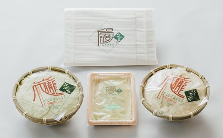ふうせつ花セット【豆腐2種＋湯葉2種】 ／ 豆腐 湯葉 詰め合わせ 詰合せ 大豆 ざる豆腐 おぼろ豆腐 とうふ 味比べ 食べ比べ ゆば おかず 総菜 惣菜 お取り寄せ 贈り物 お土産 セット グルメ 