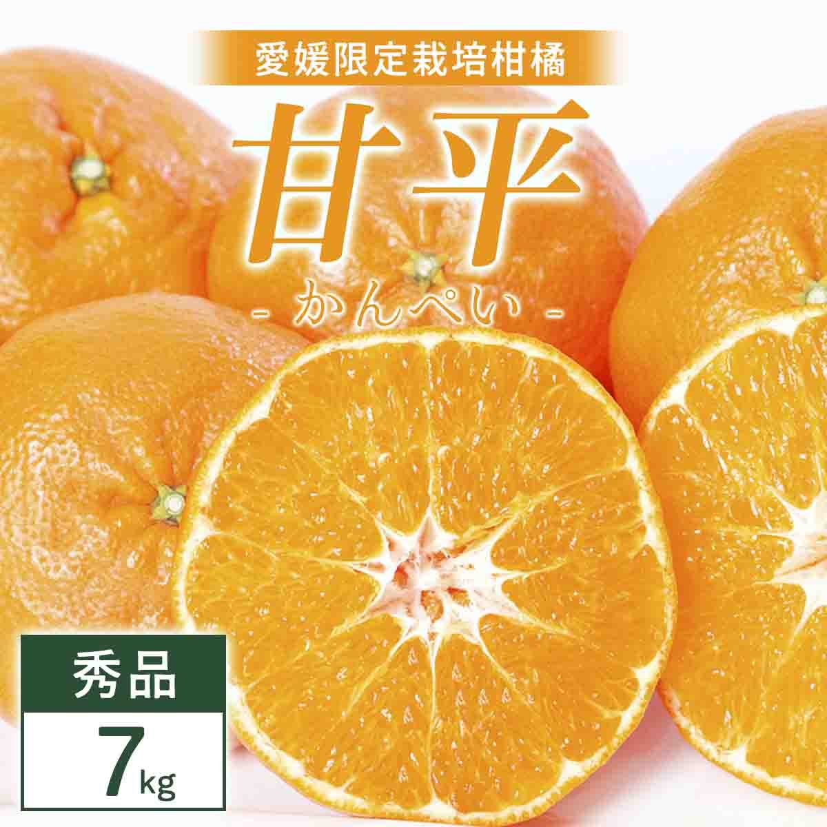 
                  【先行受付】甘平 7kg 愛媛県 八幡浜市 西宇和地区 扁平で濃い味＜H25-332＞【1714521】 YWTAP273
                