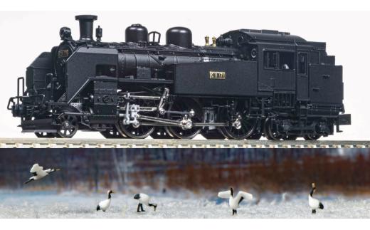 S011-26 鉄道模型【Nゲージ】C11 171＋14系500番台「SL冬の湿原号」6両セット+1/150タンチョウセット