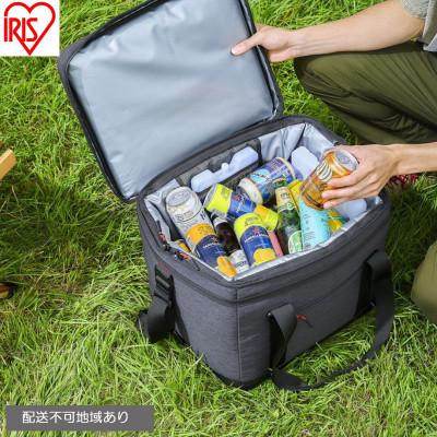 ふるさと納税 大河原町 HUGEL エアロゲルソフトクーラーボックス  チャコールグレー25L アイリス[53752847]