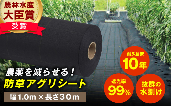 
                  防草アグリシート（BB2218・耐久目安10年・幅1.0m×長さ30m） 広川町 / 日本ワイドクロス株式会社 [AFCA013]
                