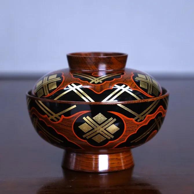 
                  秀衡塗 煮物椀 秀衡雲紋（黒）けやき 拭き漆 / 漆器 お椀 吸い物椀 煮物椀 おわん 食器 ふた付き 漆椀 漆塗 うるしぬり 手塗り 木製 伝統工芸品 和 お正月 高級 結婚 新築祝い お祝い 贈答 贈り物 プレゼント ギフト 香典返し お返し おもてなし
                