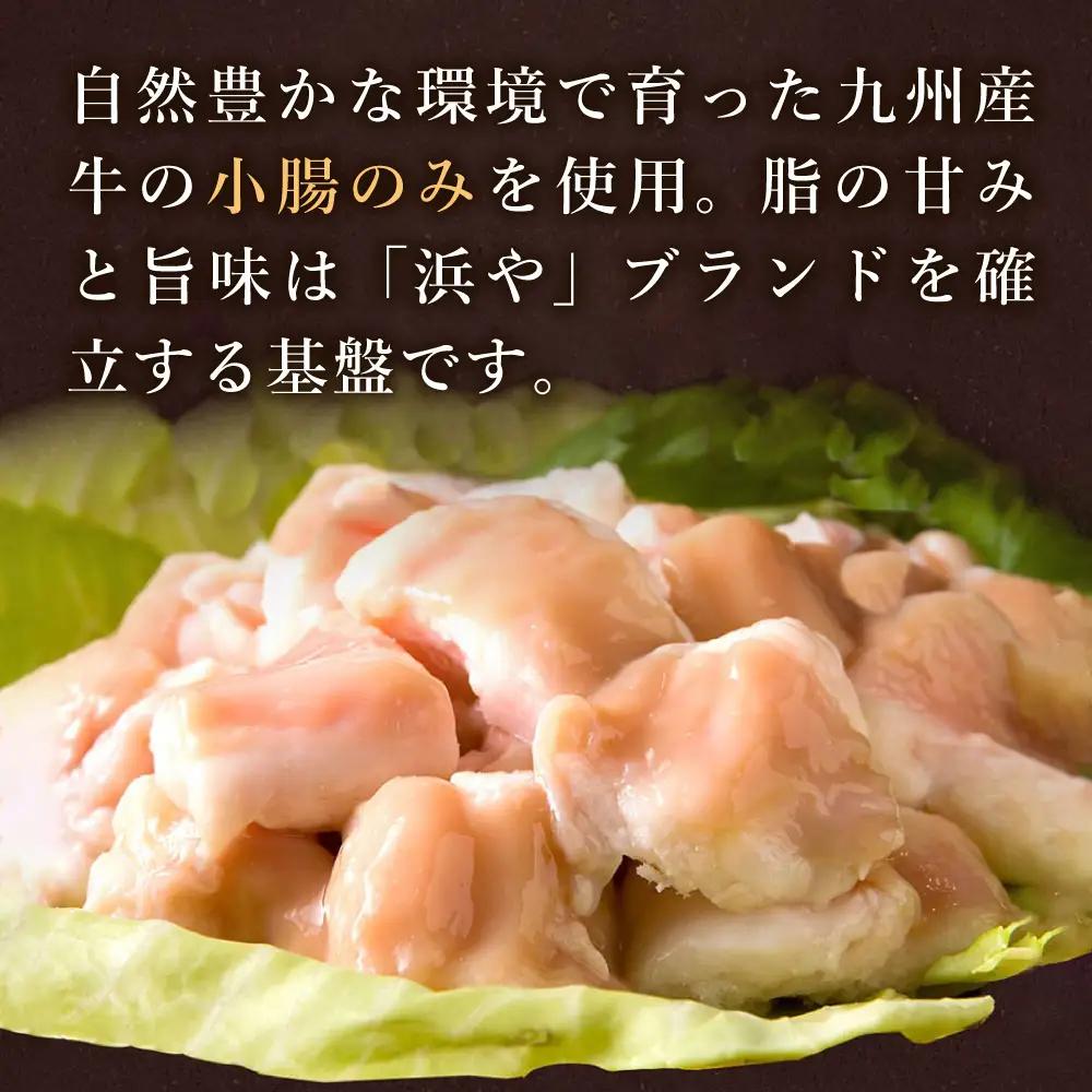 【お中元対象】国産 ・ 完全 無添加 もつ鍋 セット×2 ( 約 4人前 ) 白みそ味 糸島市 / 博多 浜や [AFF002]