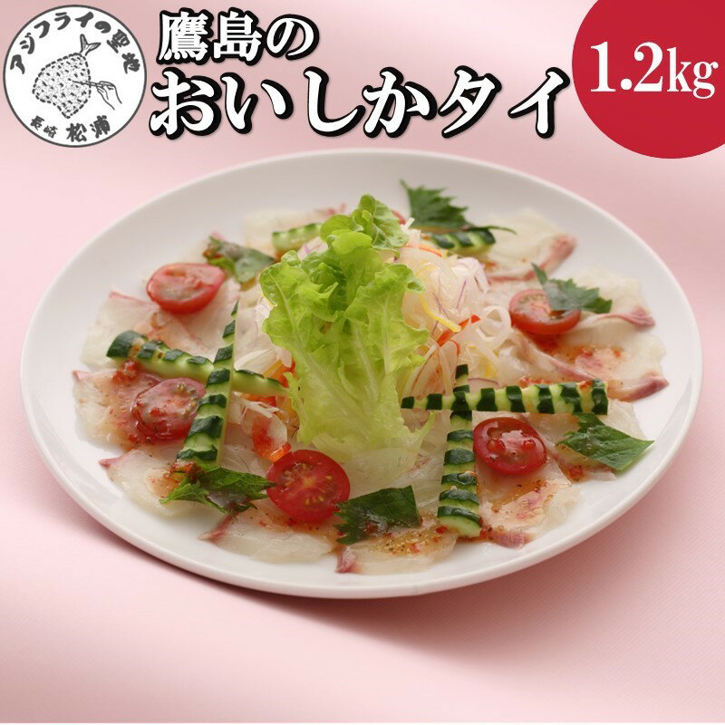 鷹島のおいしかタイ1.2kg【B4-029】 魚 タイ 鯛 お刺身 煮つけ 塩焼き 魚 アラ 送料無料