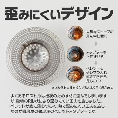 ふるさと納税 小牧市 鍛冶屋の頓珍漢　ソロストーブ キャンプファイヤー専用 ロストル ペレットアダプター[050S32] |  | 03