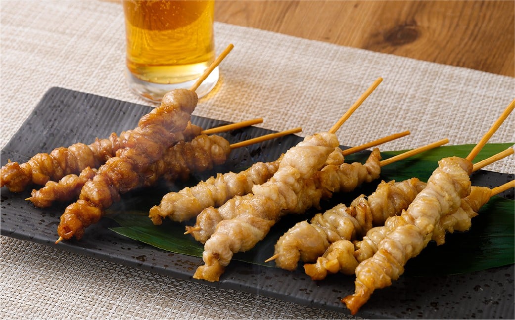 とり皮ぐる巻き3種セット