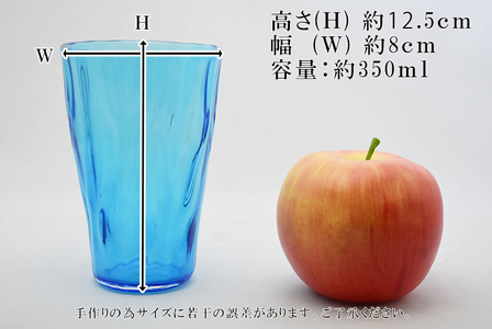 金の岬天色（かねのみさきあお）タンブラー　NM-２２A【粋工房】_PA1230