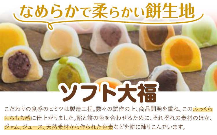 ソフト大福 8個入り もち米の里ふうれん特産館《30日以内に出荷予定(土日祝除く)》北海道 名寄市 和菓子 大福 お茶菓子 あんこ 餡 もち もち米 食べ比べ 贈り物 プレゼント 送料無料---nay