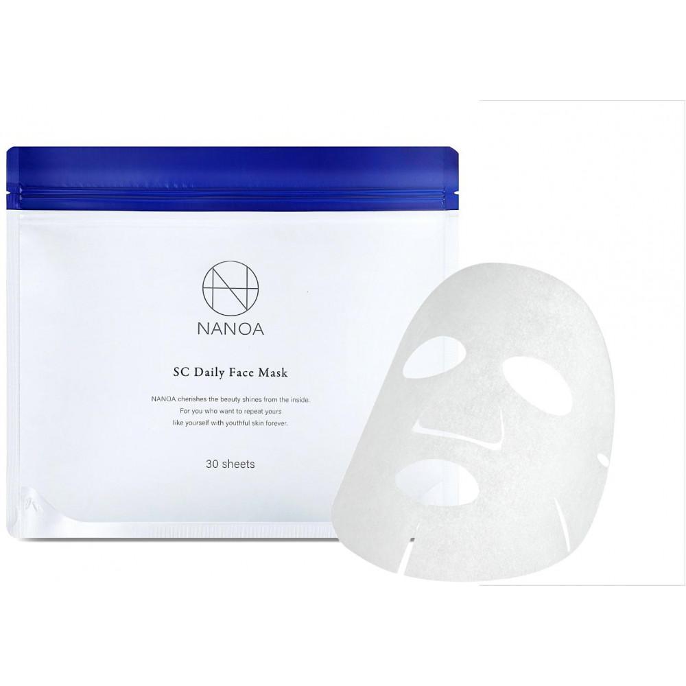 【ふるさと納税】(ナノア)NANOA デイリー フェイスパック 医師が大注目のヒト幹細胞 シートマスク エイジングケア EGF 保湿 高級コットン 顔パック 30枚入 ×2袋セット | スキンケア シートマスク 化粧品 コスメ 美容 人気 おすすめ 送料無料