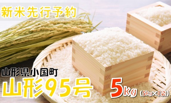 
                  【令和８年産米 先行予約】山形95号5kg(5kg×1袋)　おぐにのこめ
                